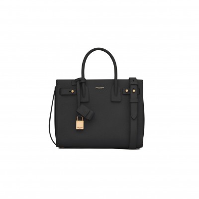YSL SAC DE JOUR IN SUPPLE GRAINED LEATHER-NANO 717449DTI0W1000 (22*17.5*11cm)